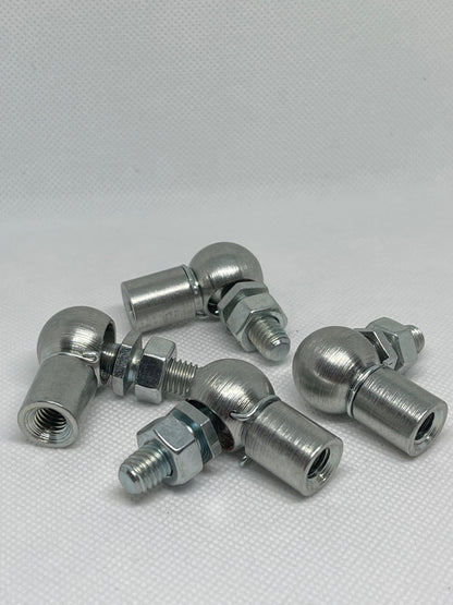 2x Gas Strut End Fittings M10 Thread - 16mm Ball Joint – Universal Connectors