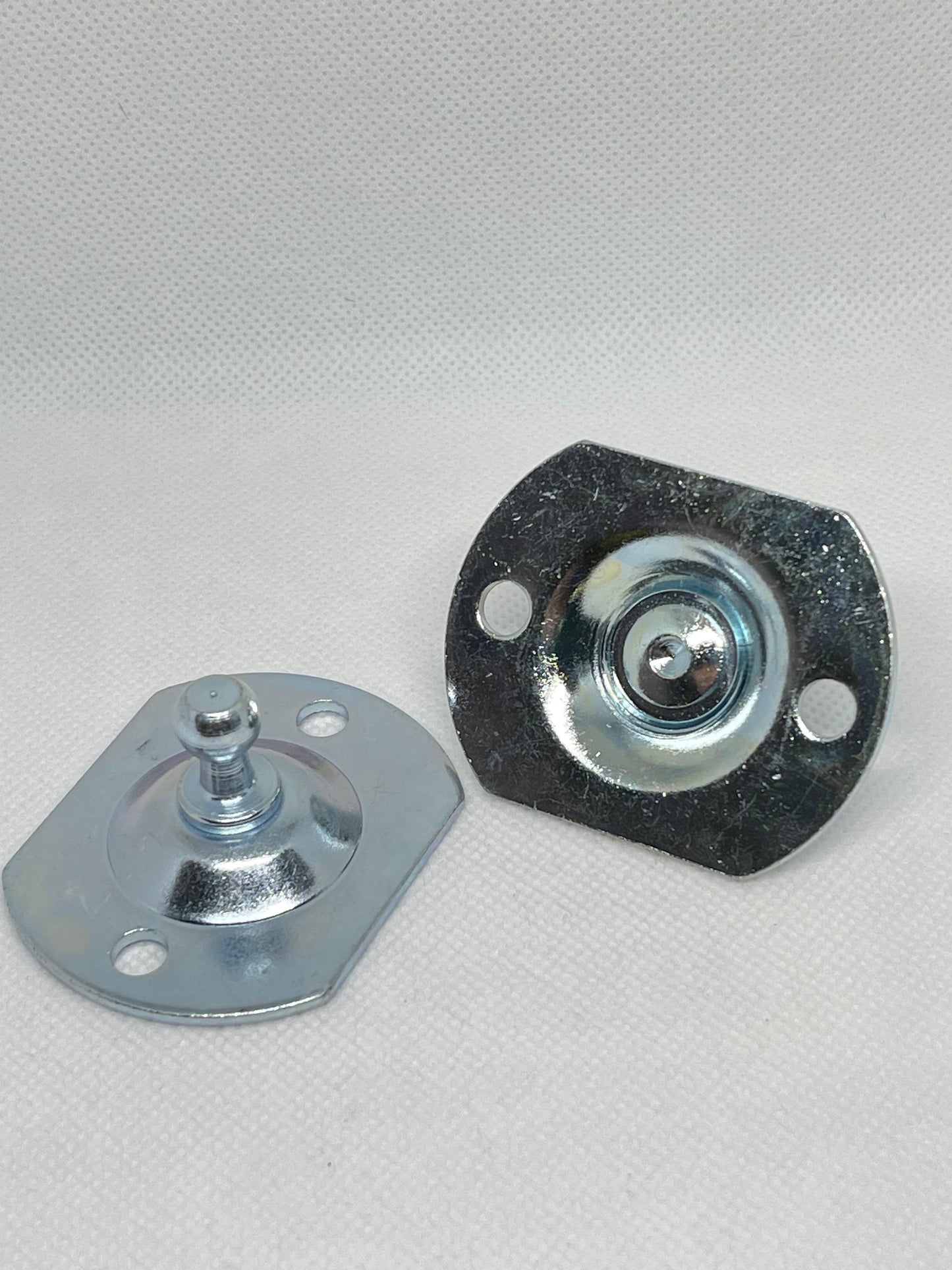 2x 10mm Gas Strut Brackets Fixed Ball Stud Zinc-Plated Steel Mount Fittings