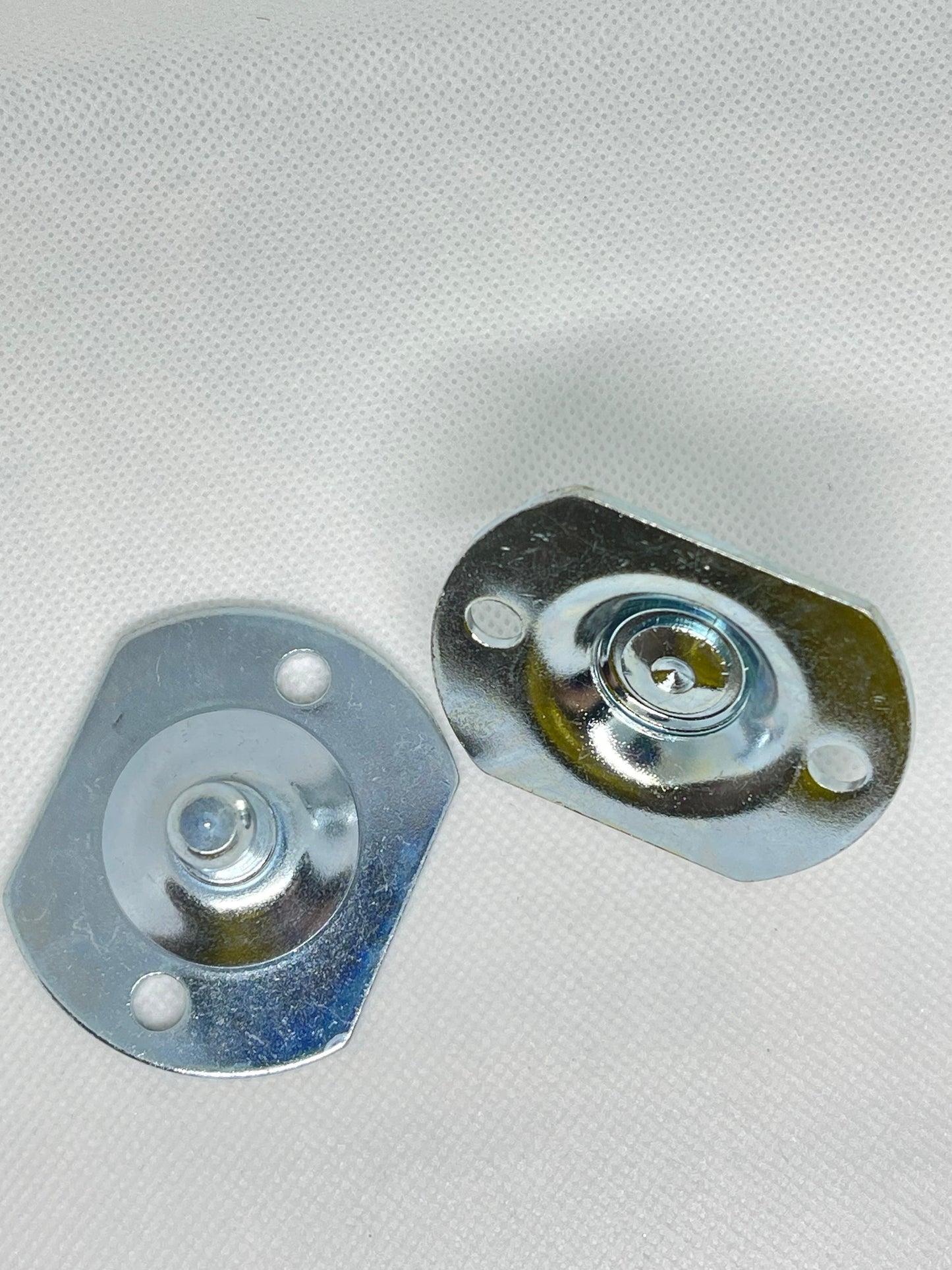 2x 10mm Gas Strut Brackets Fixed Ball Stud Zinc-Plated Steel Mount Fittings