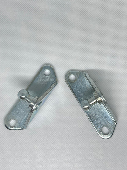 2x 10mm Gas Strut Side Mount Brackets Zinc-Plated Steel Ball Pin Fittings