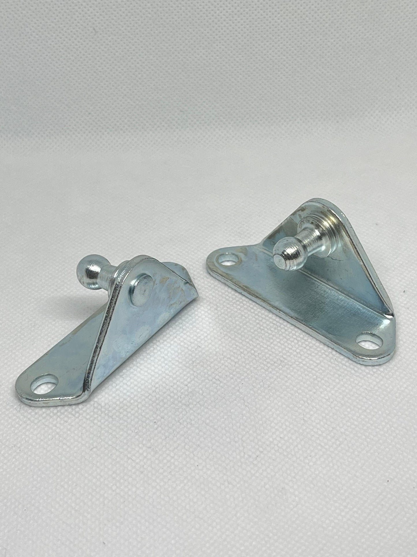 2x 10mm Gas Strut Side Mount Brackets Zinc-Plated Steel Ball Pin Fittings
