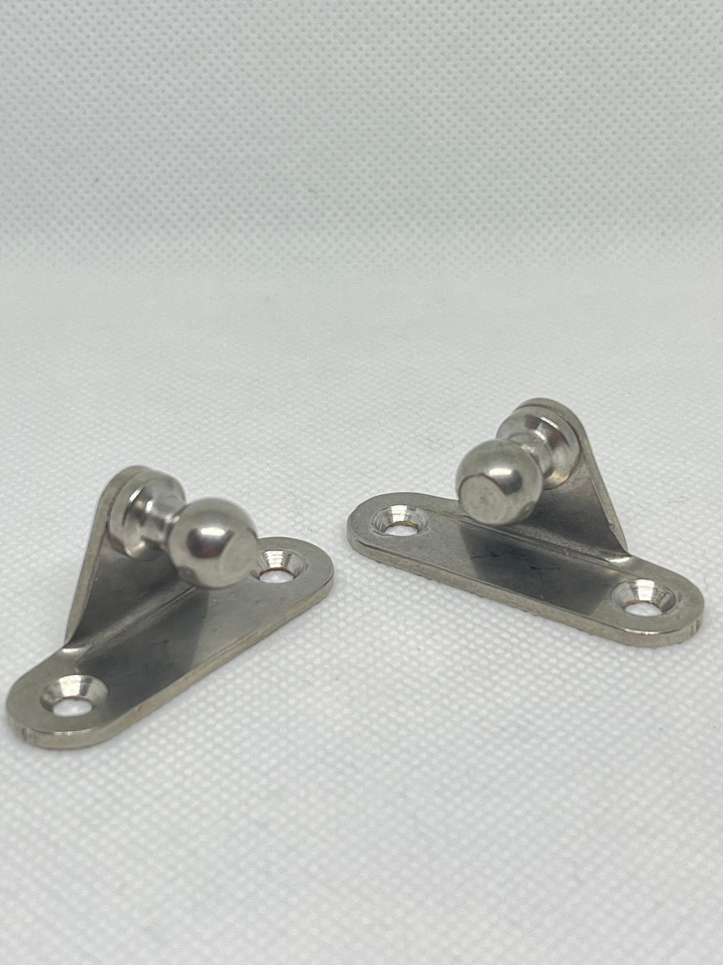 2x Stainless Steel 10mm Ball Stud Gas Strut Brackets | Side Mount UK Stock