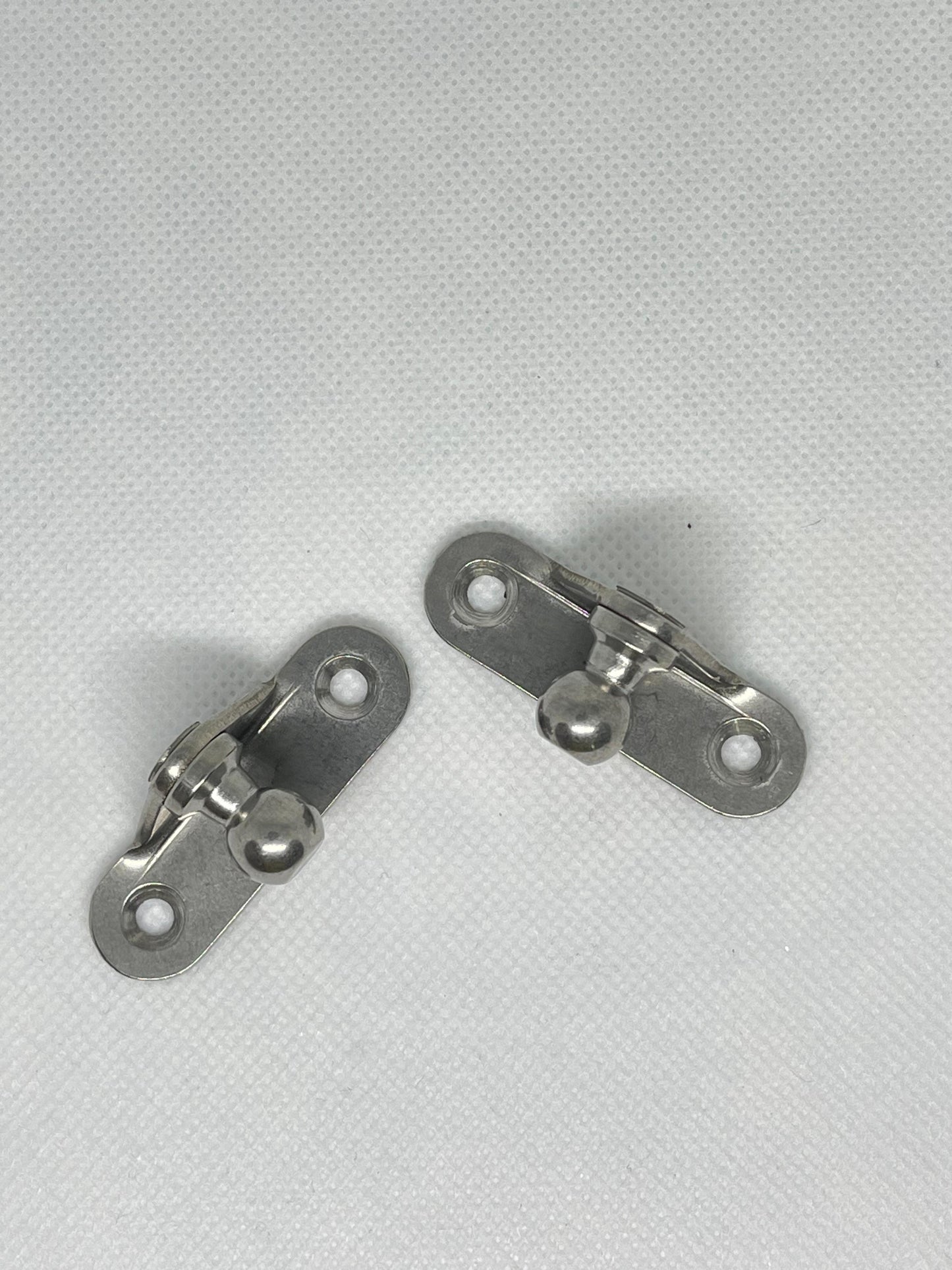 2x Stainless Steel 10mm Ball Stud Gas Strut Brackets | Side Mount UK Stock