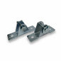 2x 8mm Pin Mount Gas Strut Brackets Clip Type Quick Fit Zinc Plated