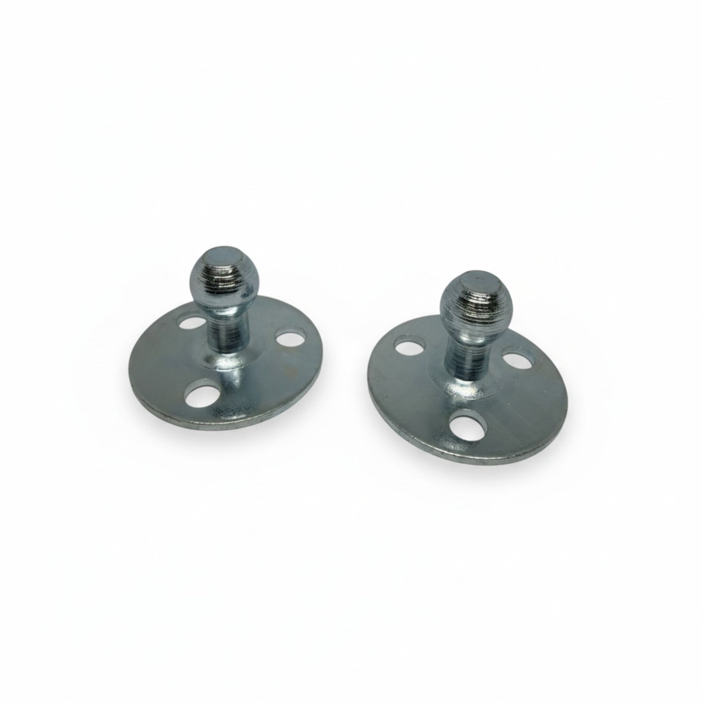 2x 10mm Gas Strut Bracket Ball Stud Mounting Plate Zinc Steel