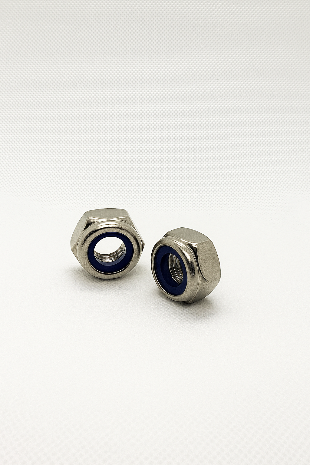 10x M10 A2 Stainless Steel Nyloc Lock Nuts – DIN 985 Metric Nylon Insert | UK