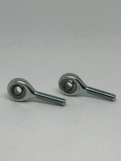 2x POS6 M6 Male Rod End Bearings 6mm Bore RH Heavy Duty Rose Joints UK