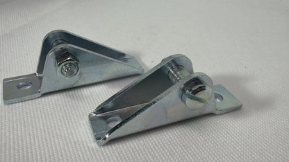2x Gas Strut Pivot Hinge Brackets 8mm Pin M6 Bolt Side Mount Zinc Plated