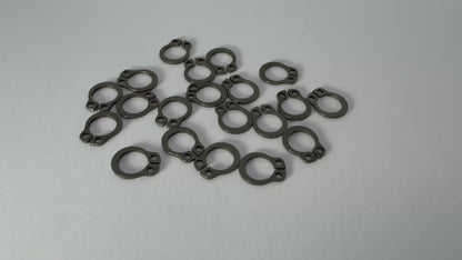 Stainless Steel External Circlips DIN 471 Retaining Rings 6mm 8mm 10mm | SpringFix UK