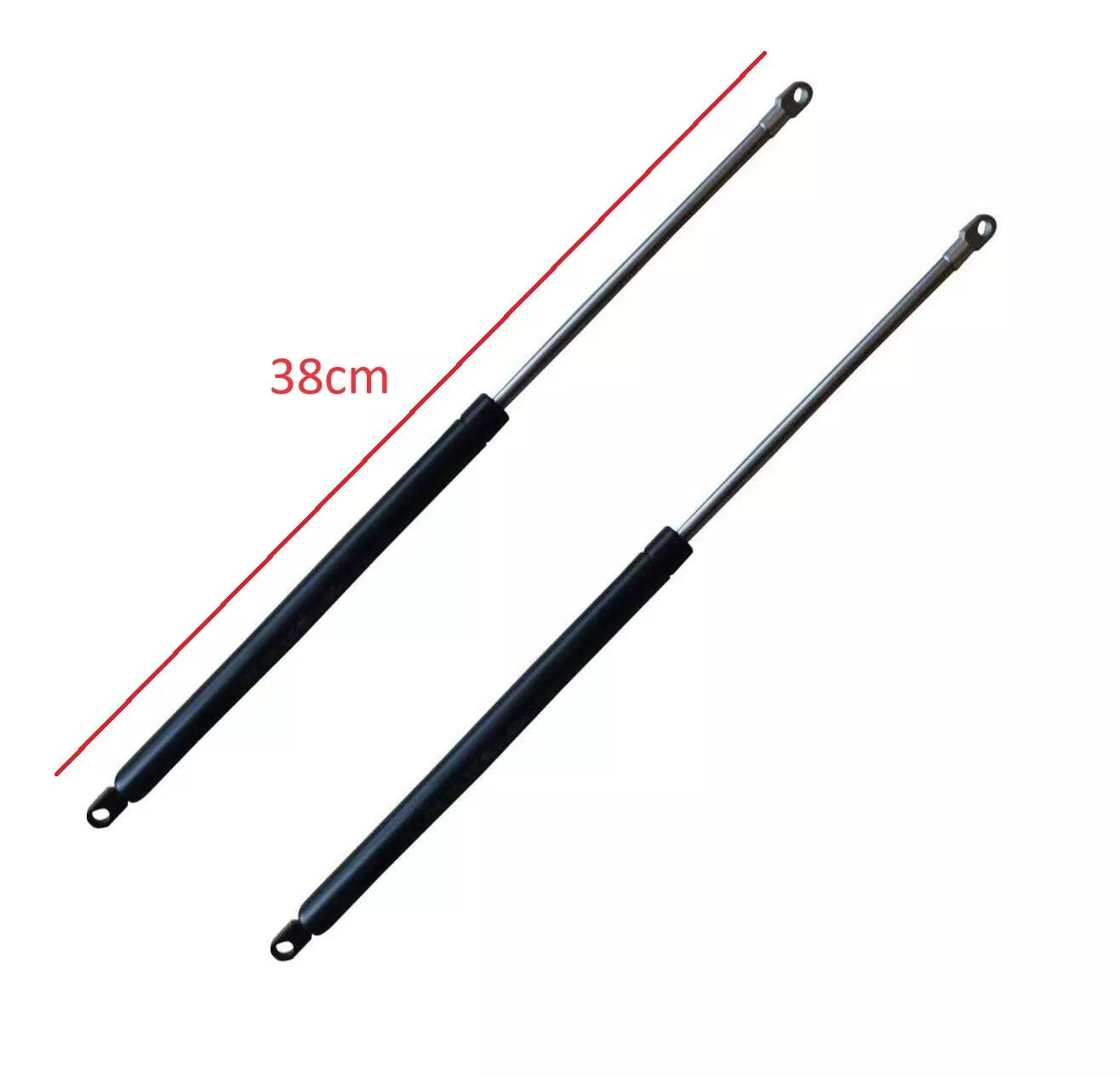 2x 750N Bed Lift Gas Struts 380mm | 10/22mm Size | Heavy Duty UK Stock