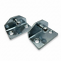 SpringFixUk pair of zinc plated steel gas strut mounting brackets with 10mm ball studs.