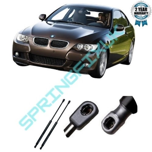 SpringFixUk pair of black steel tailgate gas struts for BMW 3 Series E92 Sport (2005-2013), 320N force.