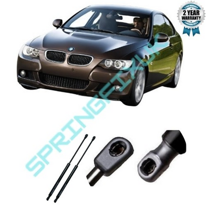 SpringFixUk pair of black steel tailgate gas struts for BMW 3 Series E92 Sport (2005-2013), 320N force.