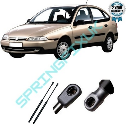 SpringFixUk pair of black tailgate gas struts for Fiat Marea SW 1998-2002, 420N force.