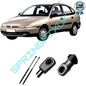 SpringFixUk pair of black tailgate gas struts for Fiat Marea SW 1998-2002, 420N force.