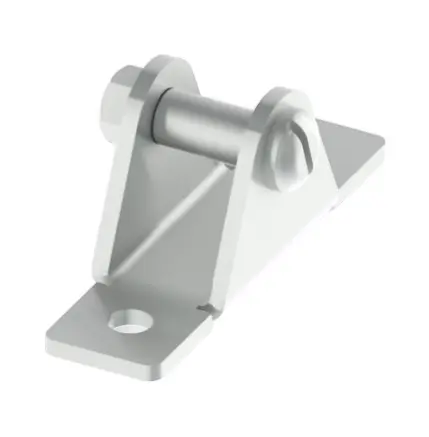 SpringFixUk 2x zinc-plated steel gas strut brackets with 8mm ball stud and M6 bolt side mount.