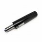 SpringFixUk heavy duty black office and gaming chair gas lift cylinder with chrome piston shaft and blue end cap.