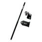 SpringFixUk 300N hydraulic gate closer arm with M10 fittings, soft close, self-closing, black steel.