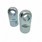 SpringFixUk pair of M10 female thread zinc-plated steel gas strut eyelet fittings with 10mm hole.