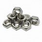 SpringFixUk M10 A2 stainless steel hex nuts, DIN 934 standard, corrosion-resistant, for general fastening.