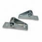 SpringFixUk pair of zinc-plated steel M6 pin bolt side mount gas strut pivot hinge brackets.