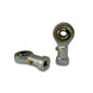 SpringFixUk pair of zinc plated steel M6 female rod end bearings with 6mm bore and RH thread.