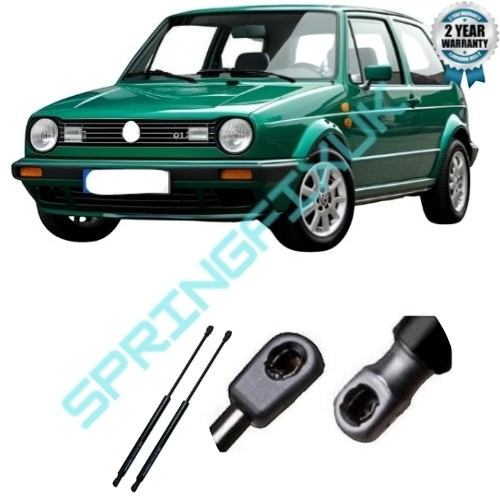 SpringFixUk pair of black gas struts for VW Golf Mk1 tailgate, OEM 171827550A, 470N, 500mm