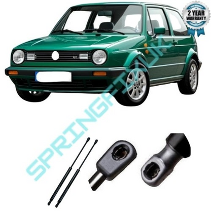 SpringFixUk pair of black gas struts for VW Golf Mk1 tailgate, OEM 171827550A, 470N, 500mm