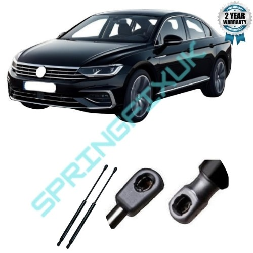 SpringFixUk 2x bonnet gas struts for VW Passat MK 1999+ with 280N force and 722mm length.