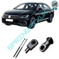 SpringFixUk 2x bonnet gas struts for VW Passat MK 1999+ with 280N force and 722mm length.