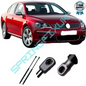 SpringFixUk 2x tailgate gas struts for VW Passat VI Jetta, 390N, 375mm, black steel, direct fit replacement.